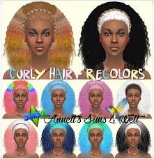Found in tsr category 'sims 4 female hairstyles'. Sims 4 Curly Hair Cc Snootysims