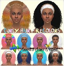 You are currently browsing sims 4 • hairstyles • custom content. Sims 4 Curly Hair Cc Snootysims