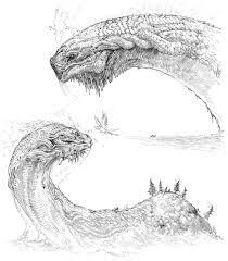 Jörmungandr god of war art. Woven Jormungandr Creature Concept Artwork From God Of War Art Illustration Artwork Gaming Videogames Gamer God Of War Fantasy Creatures Art War Art
