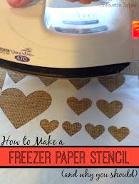 The diy experts at home depot show you how to iron your clothes and any type of fabric like a pro. Freezer Paper Stencil Silhouette Tutorial For A No Bleed No Fail Paint Stencil Silhouette School