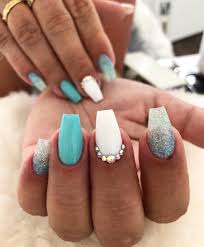 You can opt for a striking deep turquoise color for your coffin nails. 60 Trendy Short Coffin Nail Art Designs Short Coffin Nails Short Coffin Nails Designs Nail Art Designs