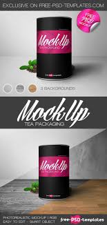 Free Tea Packaging Mock Up Tea Packaging Free Tea Packaging Template