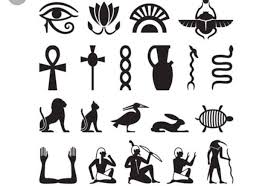 Originelle tätowierungen mit hieroglyphen, die fest in der heimischen tätowierungskultur verwurzelt sind. Bedeutung Der Symbole Egypt Agypten Hieroglyphen