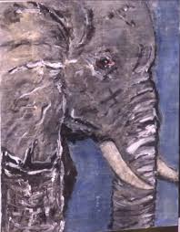 Elephant Painting By Johnny Depp Elephant Painting Cool Art Painting