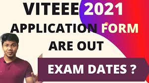 If you want to do your ug degree from this college, then you have to give this. Viteee 2021 Application Form And Exam Dates Are Out Youtube