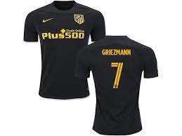 Save with low flat rate shipping and easy returns. Kid S 16 17 Atletico Madrid 7 Antoine Griezmann Black Away Replica Jersey