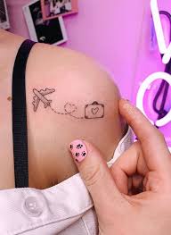 Travel to pa convention center maps explore philadelphia amenities. Tiny Travel Tattoo Get An Inkget An Ink