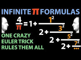 Euler S Crazy Pi Formula Generator Youtube In 2020 Pi Formula Formula Generation