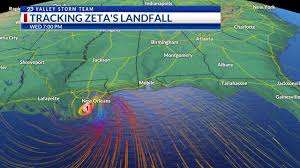 Zeta to make record-setting Louisiana landfall Wednesday