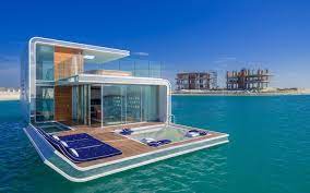 Whether you want to rough in on a floating barrel in the gulf of mexico or zen out on a bobbing house on the willamette river, these floating houses make for a peaceful vacation, stunning views. The Floating Seahorse Villas Boldest Dubai Real Estate Project Bayut