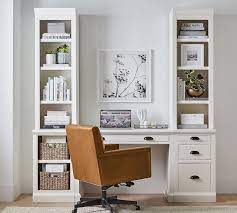 I was inspired by a desk set at pottery barn that i couldn't afford. Aubrey 78 Desk With Bookcase File Cabinet Pottery Barn