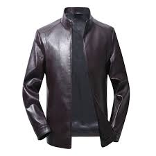 Quanbo Mens Thin Leather Jacket Slim Fit Handsome Motorcycle Leather Jacket Male High Imitation Sheep Leather Jacket Suede Jacket Men Leather Motorcycle Jacket