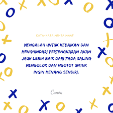 Saya sampaikan kepada semua umat islam atau kepada yang merasa tersinggung, saya sampaikan mohon maaf. Kata Kata Minta Maaf Tulus Terdalam Dengan Gambar Canva