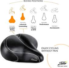 Many different seats use assortments of materials and gels in order to make their seat that much more comfortable. Universal Oversized Bike Saddle Bikeroo Bikeroo