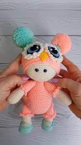 Crochet Tilda Doll Amigurumi Boy Pdf Knitted Owl Doll Etsy Video Video In 2020 Owl Crochet Patterns Owl Crochet Pattern Free Amigurumi Doll