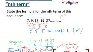 Maths revision video and notes on the topic of finding the nth term for a quadratic sequence. Quadratic Sequences Stating Nth Term Youtube