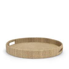 Check spelling or type a new query. Round Seagrass Rope Trays Mecox Gardens