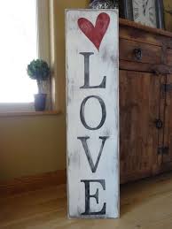 34 Sweet And Rustic Love Wood Signs That Remind You Of What Matters The Most Rustic Valentine Decor Valentines Sign Heart Wall Decor
