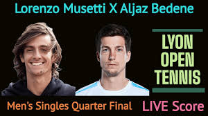 Although the current score, time elapsed, video and other data provided on this site is sourced from live feeds provided by third parties, you should be aware that this data may be subject to a time delay and/or be inaccurate. Atp Lyon Open Tennis 2021 Live Score Lorenzo Musetti Vs Aljaz Bedene Men S Quarterfinal Watch Along Youtube