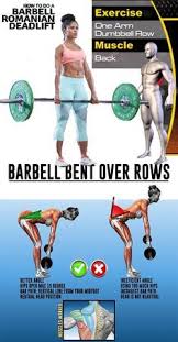 You may have to bend your knees more to reach the bar. Barbell Rows Barbell Rows Barbell Row Barbell Workout Barbell