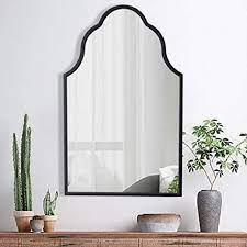 Check spelling or type a new query. Amazon Com Chende Arch Wall Mirror For Decor Antique Black Decorative Mirror With Wooden Frame Large Modern Accent Mirror For Foyer Bathroom Bedroom 32 H X 20 W Kitchen Dining