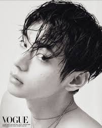 BTs's #V he's the star cover for #VOGUEJAPAN photographed by Park Jong Ha V  wore a #CELINE collection. #FashioHIT #fashion