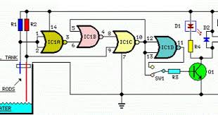 automatic water pump controller circuit pumps switch connection diagram