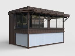 3d Model Booth 2x3 Kiosk Design Small House Plans Coffee Shop Design