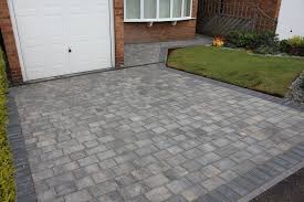 Grey On Grey Mid Wet Example Block Paving Driveway Block Paving Patio Driveway Design