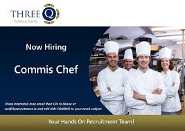 Career the writer of this cover letter works in marketing, so hopefully he's able to market for himself with a st. Three Q Perms Jobs Commis Chef Kildare In Kildare Adverts Ie