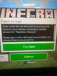 A great deal of kids play this minecraft game on their xbox live, nintendo switch or nintendo. Ps4 Minecraft Erroroops Looks Like The Microsoft Account You Are Microsoft Community