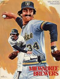 Milwaukee Brewers 1982 Print Vintage Baseball Poster Retro Etsy In 2020 Milwaukee Brewers Baseball Posters Baseball Art