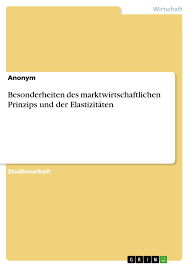 Änderung des preises führt zu einer überproportionalen nachfrageveränderung. Besonderheiten Des Marktwirtschaftlichen Prinzips Und Der Grin