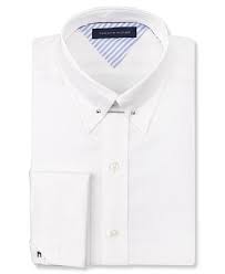 Tommy Hilfiger White French Cuff Dress Shirt With Collar Bar Reviews Dress Shirts Men Macy S Mens Shirt Dress Mens Custom Dress Shirts French Cuff Dress Shirts