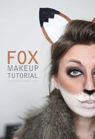 Fox Makeup Tutorial For Halloween With Images Fox Makeup Halloween Makeup Easy