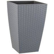 Sorrento Rattan Effect Decorative Planter 45cm Decorative Planters Wooden Planters Ceramic Planters