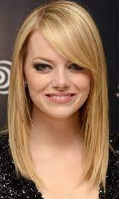 Shoulder Length Straight Hair With Side Bangs Google Search Straight Hairstyles Medium Side Bangs Hairstyles Medium Length Hair Styles