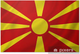 Bestellen sie hier eine mazedonische fahne in hiss, tisch, boots willkommen im mazedonien flaggen shop von flaggenplatz. Poster Mazedonien Flagge Pixers Wir Leben Um Zu Verandern