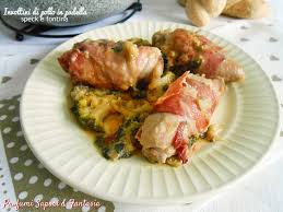 30 minuti in forno preriscaldato a 200°c. Involtini Di Pollo In Padella Con Speck E Fontina Ricetta Facile