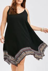 Asymmetric Slip Plus Size Boho Dress Plus Size Mini Dresses Women Cheap Dresses Plus Size Outfits
