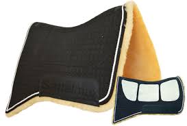 👉restposten bis zu 50% reduziert! Mattes California Westernpad Lammfell 3 Taschen Correction Sattelmax