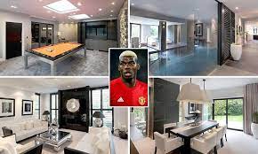 His current girlfriend or wife, his salary and his tattoos. Manchester United Star Paul Pogba Buys 2 9m Mansion Daily Mail Online