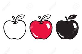 Mario coloring pages princess coloring pages coloring pages to print animal coloring pages colouring pages coloring pages for kids coloring books cartoon drawing tutorial cartoon in this video, i'll show you how to draw 3 styles of cartoon hands. Cartoon Apple Drawing Line Art Red Color And Black And White Royalty Free Cliparts Vectors And Stock Illustration Image 121240793