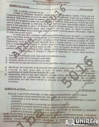 Dacă dorești să studiezi din timp pentru acest examen, te sfătuim să accesezi materialele din secțiunea creată special pentru pregătirea elevilor de liceu pentru examenul de bacalaureat. Subiecte Si Barem De Corectare Istorie Clasa A Xi A Simulare Bac 2016 Subiecte Istorie Edu Ro B365
