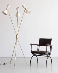 Three Light Tripod Stilnovo Style Floor Lamp Floor Lamp Classic Floor Lamps Stilnovo