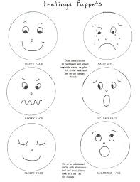 Attach to designated area on monster coloring page… and finally…color! Happy And Sad Face Craft Novocom Top