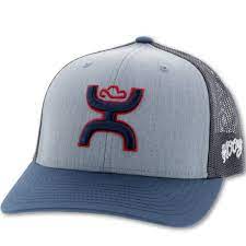 Hooey Sterling Grey Black Trucker Cap Size Osfa