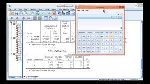 V14 5 Evaluating Multicollinearity Tolerance Variance Inflation Factor In Spss Youtube