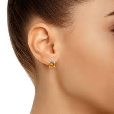 送料無料】 ムーン & メドウ レディース ピアス・イヤリング アクセサリー 14K Yellow Gold Bee Stud Earrings  Gold（ムーンストーン ピアス・イヤリング、ゴールドアクセサリー ネックレス 14kgf 母の日 ギフト 贈り物 通販  ｜6月誕生石ハンドメイドムーン ストーン ...