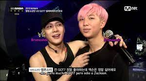 Bambam was not happy with the early morning name. The Pretty Friendship Of Jackson De Got7 And Rm De Bts Somag News